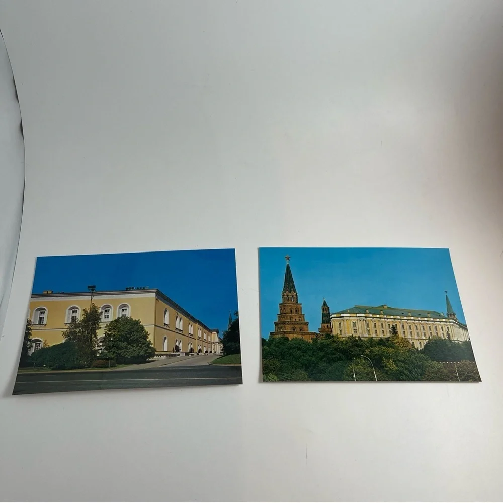 1974 architectural monuments of the Moscow Kremlin set of 18 vintage postcards